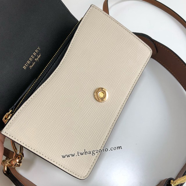 Burberry專門店新款搭扣包 巴寶莉精紡House格紋單肩斜挎女包 yxb1204